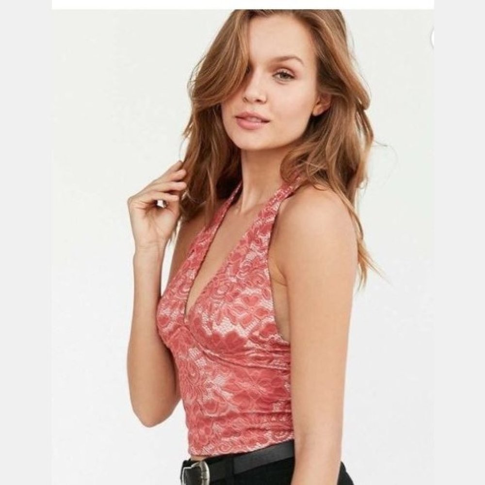 Urban Outfitters Lace Halter  2/$30